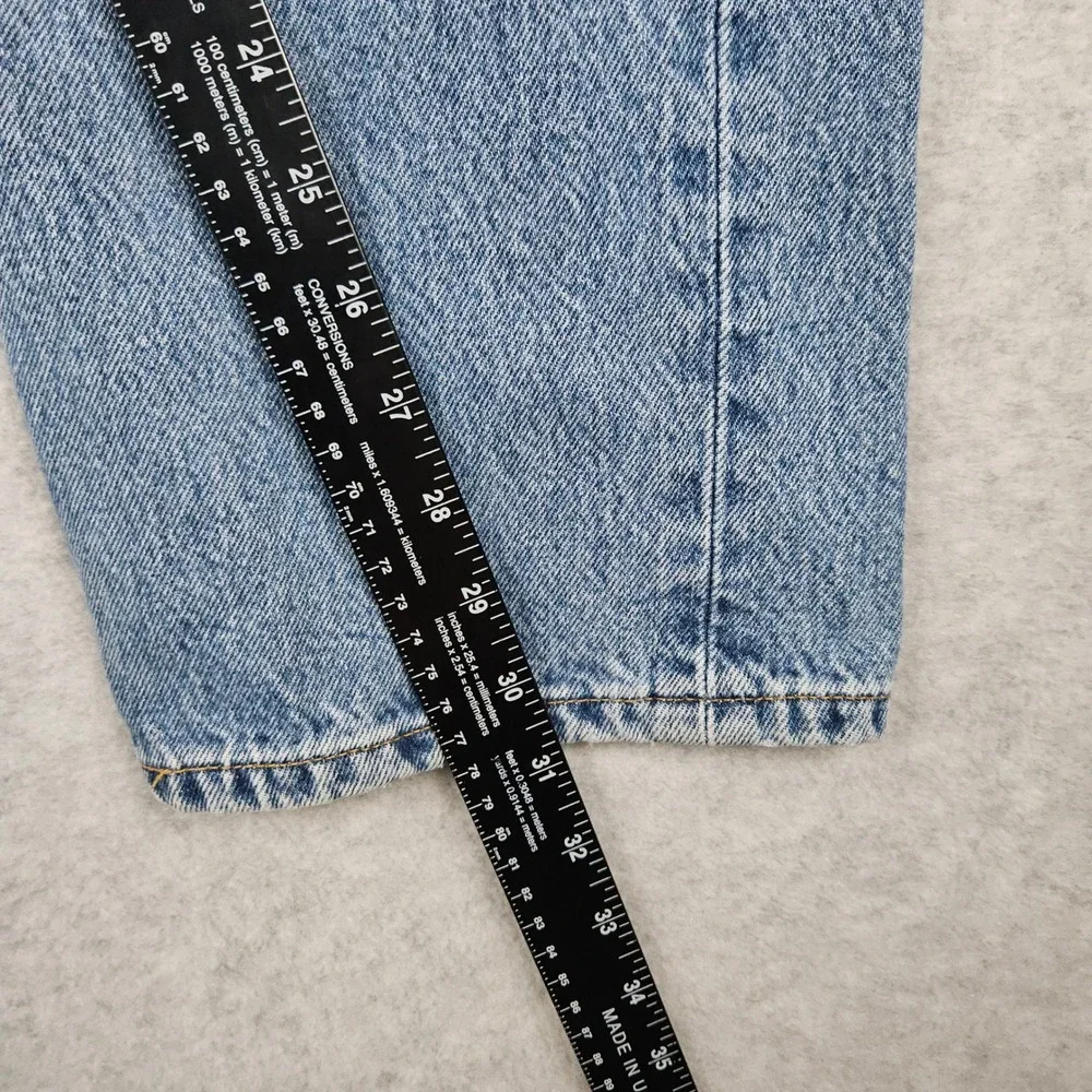 Vintage Levi's Mens 34x32 Blue Jeans 501 Straight Leg Button Fly Denim (06/2000)